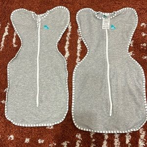 2 Love to Dream Swaddle ups- newborn and size small